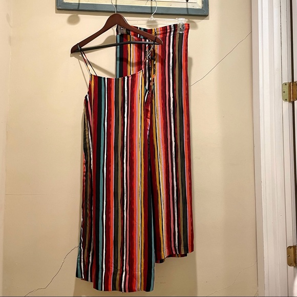 FP Red Ruby Long Tank and Drawstring Striped Pants - Picture 3 of 3